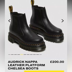 Dr Martins Audra Nappa Platforms size 7